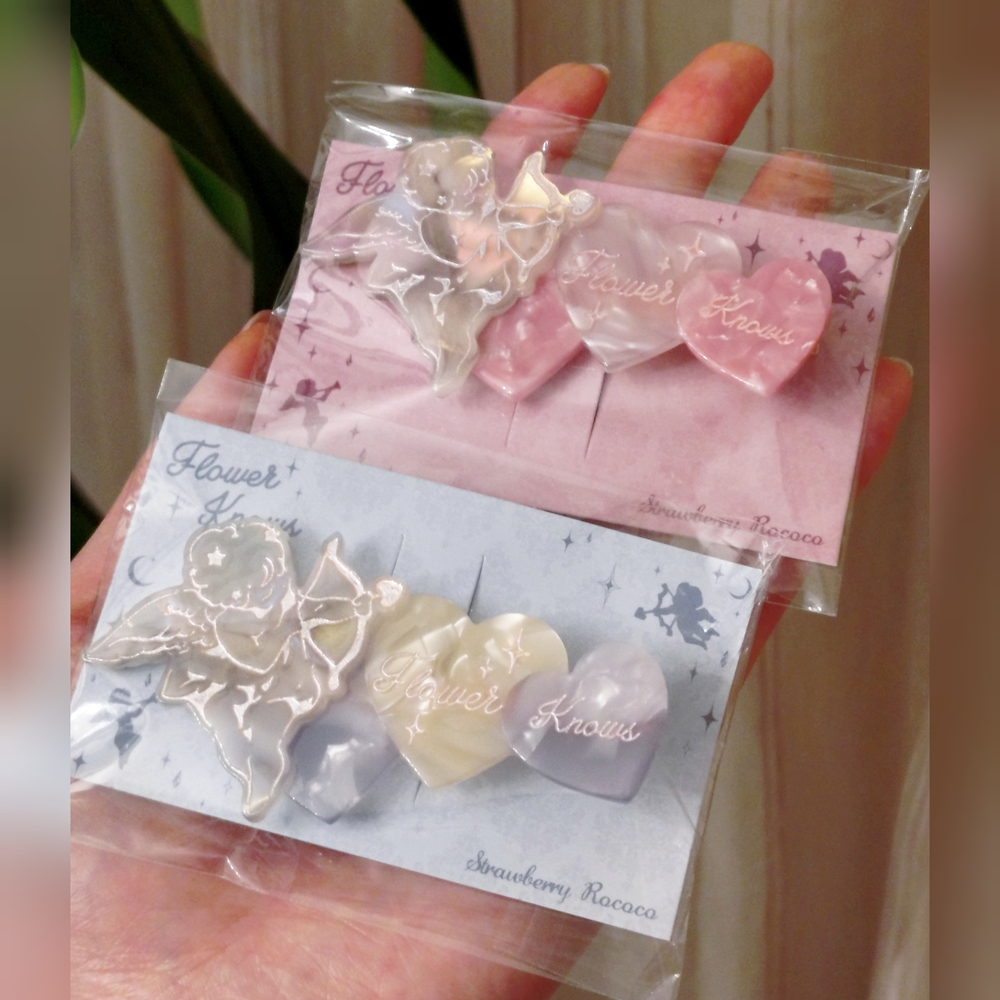 Flower Knows - Strawberry Rococo Hair Clips Set